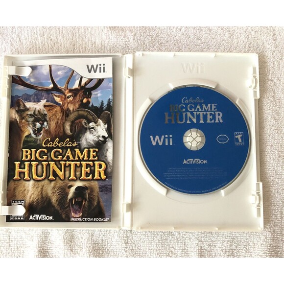 Cabela's Big Game Hunter-Nintendo Wii, 2007-Rated Teen-Professionally Resurfaced - Picture 2 of 3